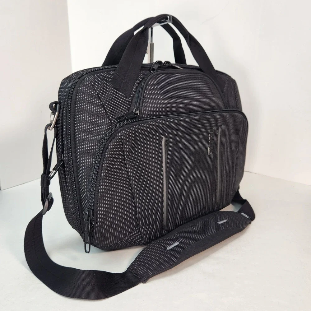 Thule Crossover 2 Laptop Bag 15.6 Black Briefcase RFID SafeZone Shoulder Bag